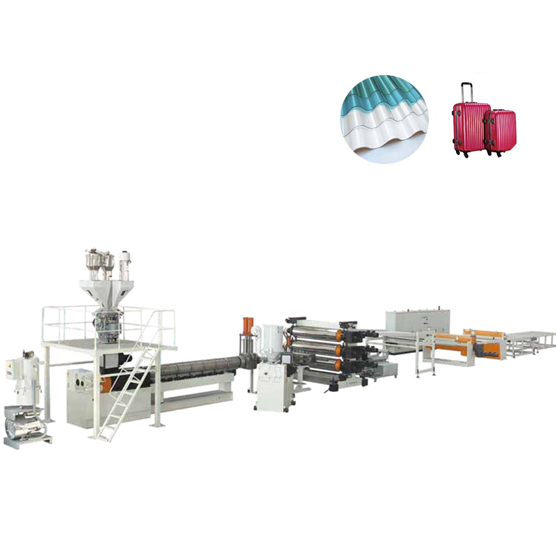 PC PMMA Feuille GPPS et ligne d'extrusion plate