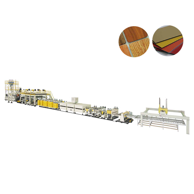 Ligne d'extrusion en aluminium et en plastique composite